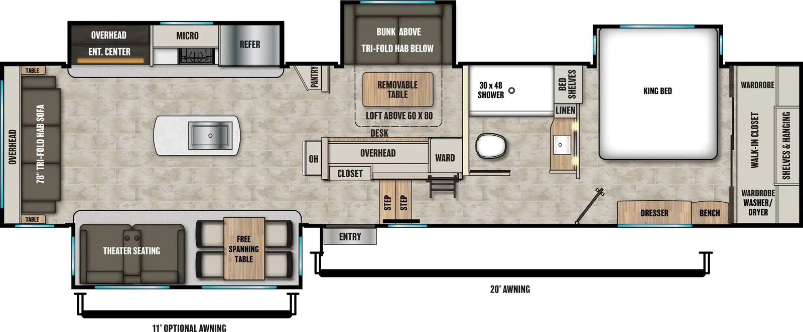 Brookstone 398MBL Floorplan